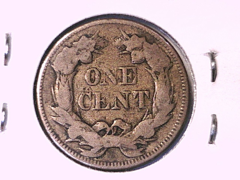 1857 Flying Eagle Cent Genuine Raw Ungraded 00982