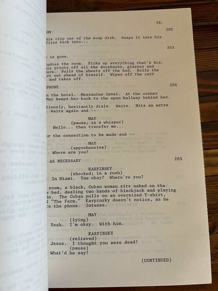 THE SPECIALIST SYLVESTER STALLONE MOVIE ORIGINAL SCREENPLAY SCRIPT
