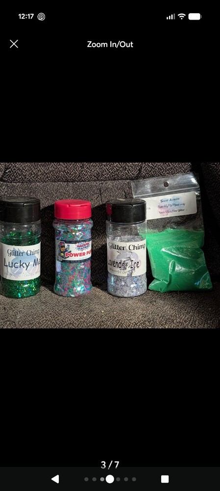 Glitter Chimp, Glitter Guy, Spin It Multicolor Assorted Glitter Bottles & Bags