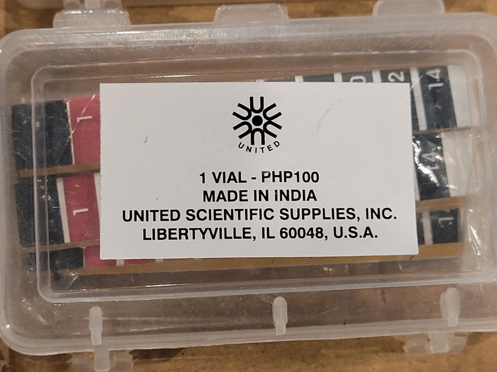 PHP-100 pH Paper- 100 Strips/5 Packs, for Canning, Measure pH Level.