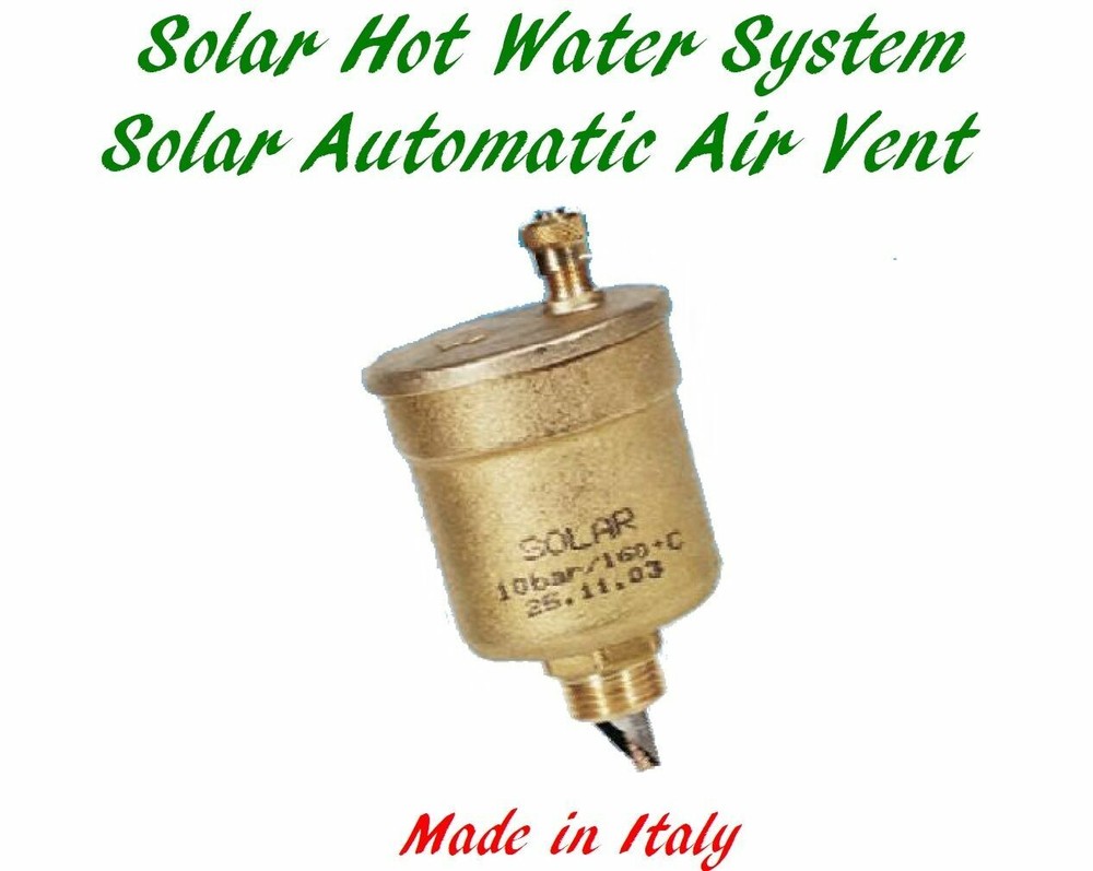 Solar Hot Water Automatic Air Vent WATTS MV-SOL