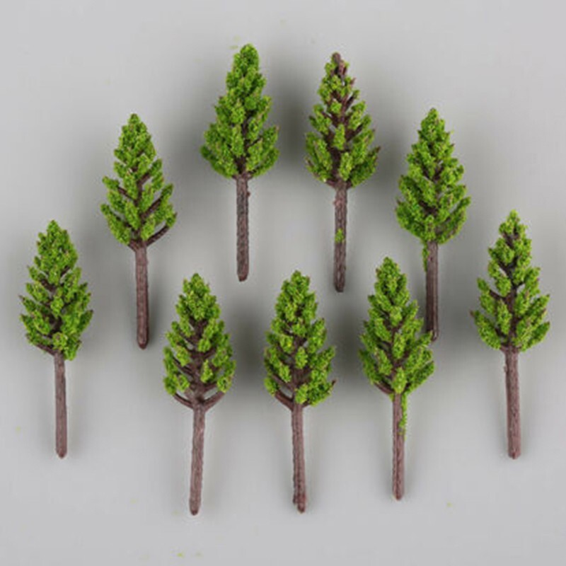 Plastic Model Trees Decoration Props Diorama Layout Landscape Building