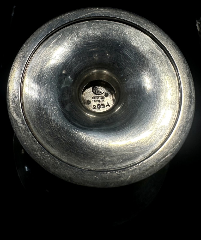 Georg Jensen 263A Sterling Silver Compote Grape Bowl 5"