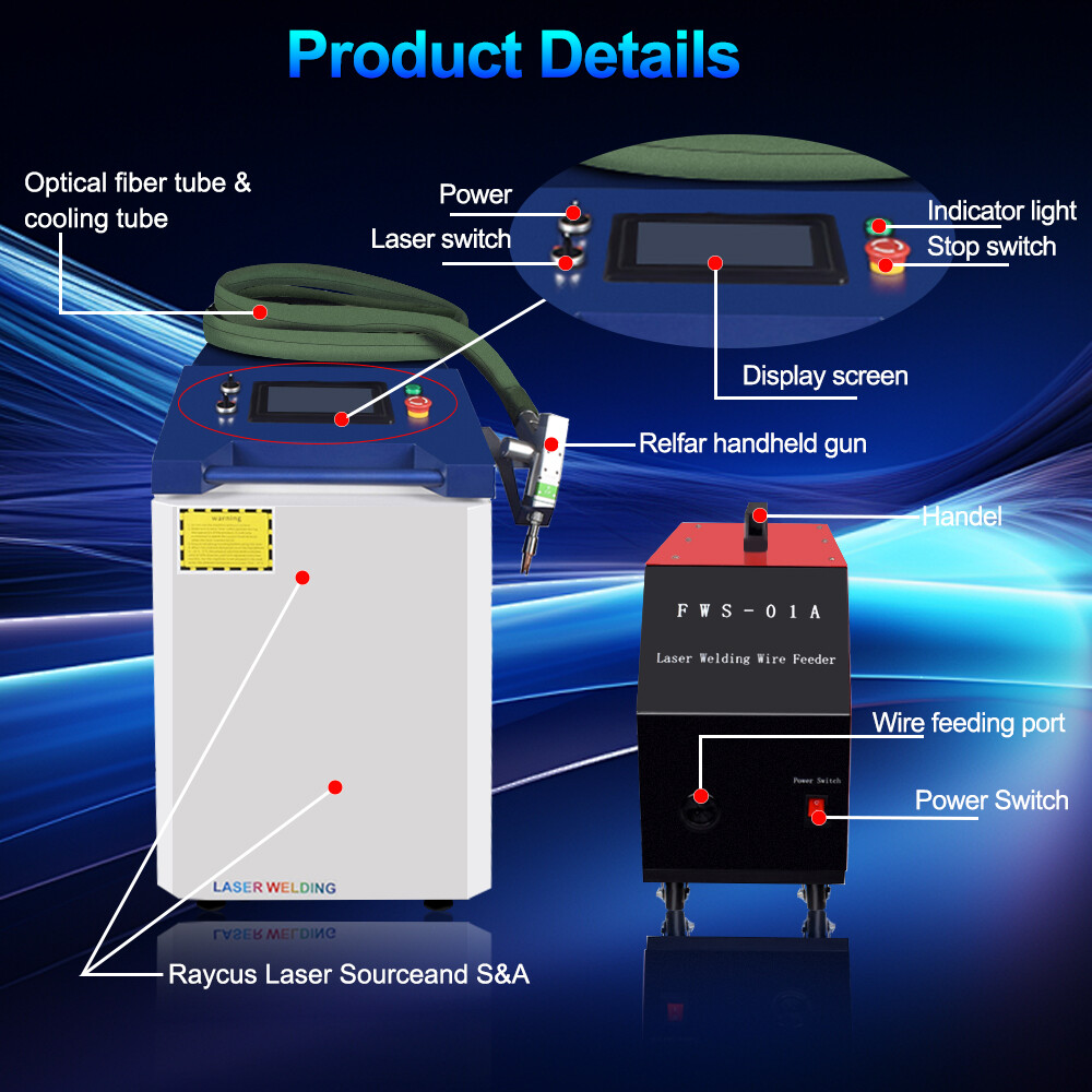 1500W Raycus Handheld Laser Welding Cutting Machine Laser Rust Remove Cleaner US