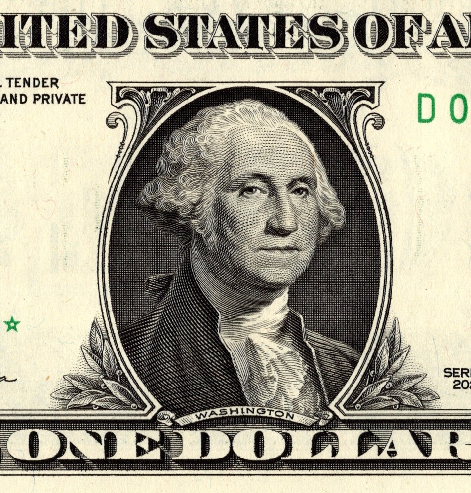 2021 D Star Note One Dollar Bill Regular Run Pack Note D08561050*