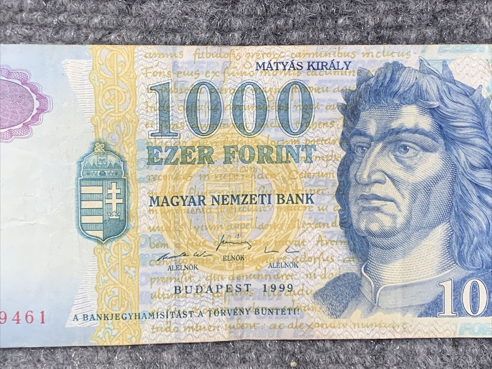 1000 EZER FORINT 1999 HUNGARY