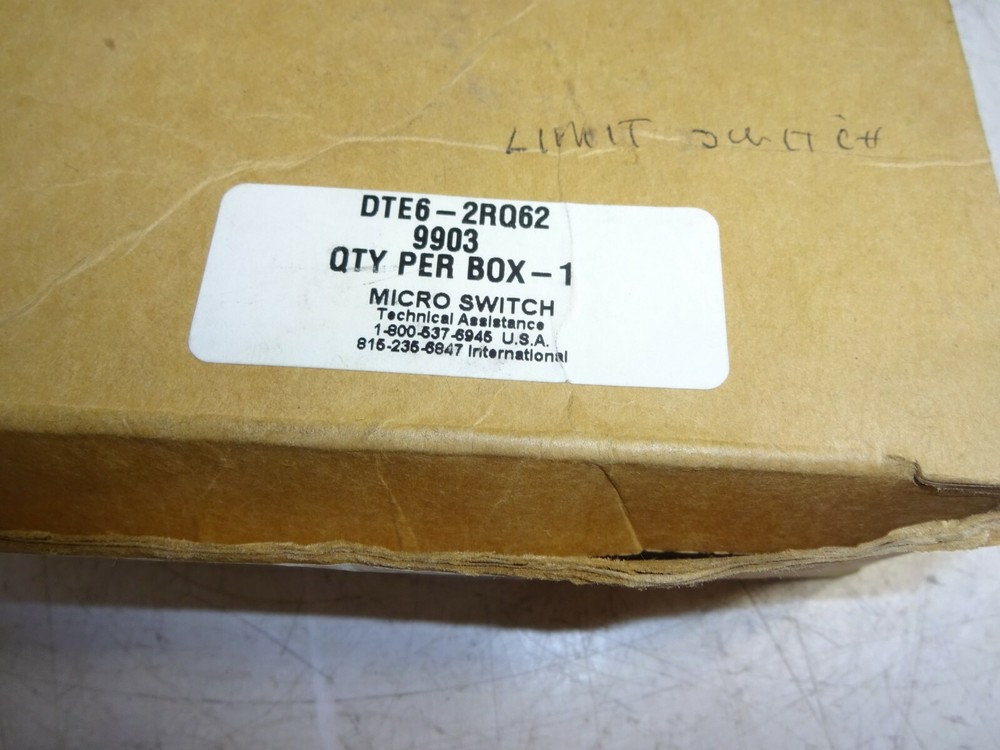 HONEYWELL DTE6-2RQ62 MICRO SWITCH