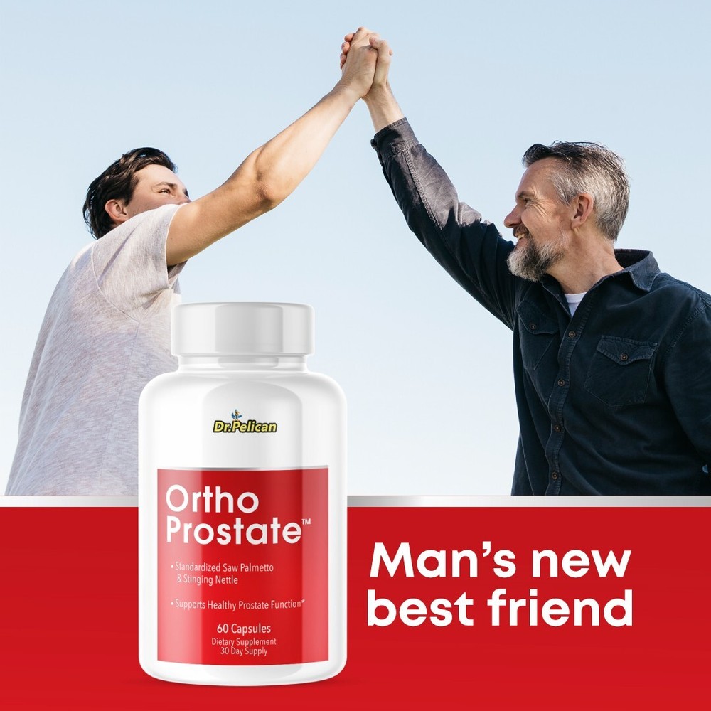 Ortho Prostate- Prostate Support- 2 Bottles- 120 Capsules