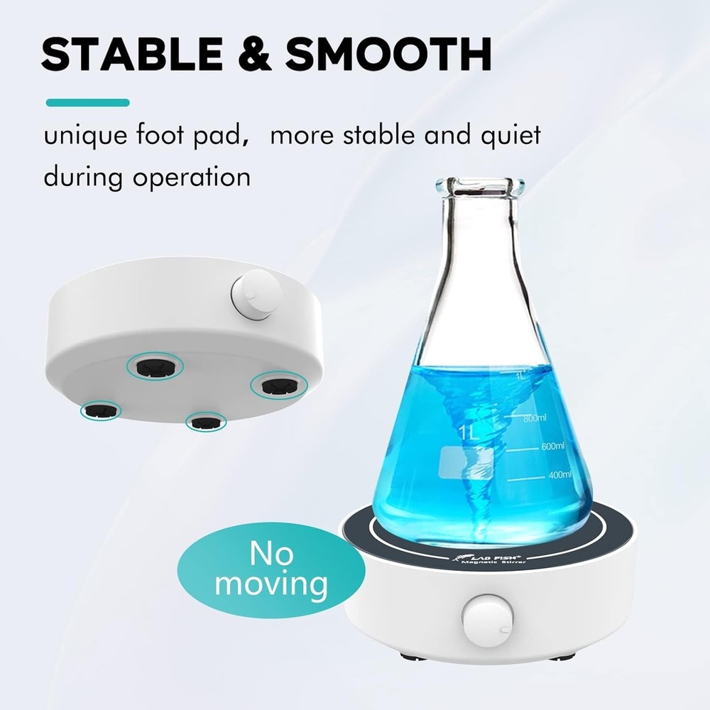 3000ml Capacity Magnetic Stirrer with Brushless Motor - Lab & Home Solution