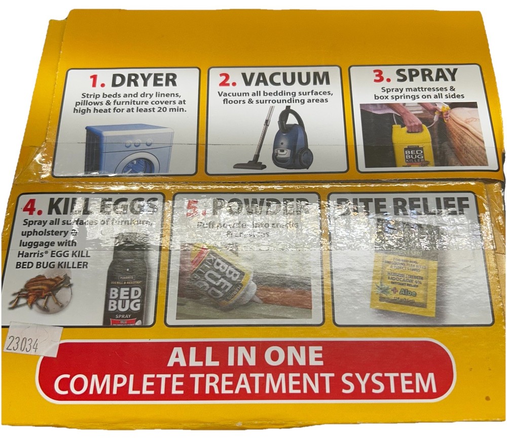 Harris Bed Bug Killer Kit, Kills Bed Bugs & Eggs Complete Treatment System