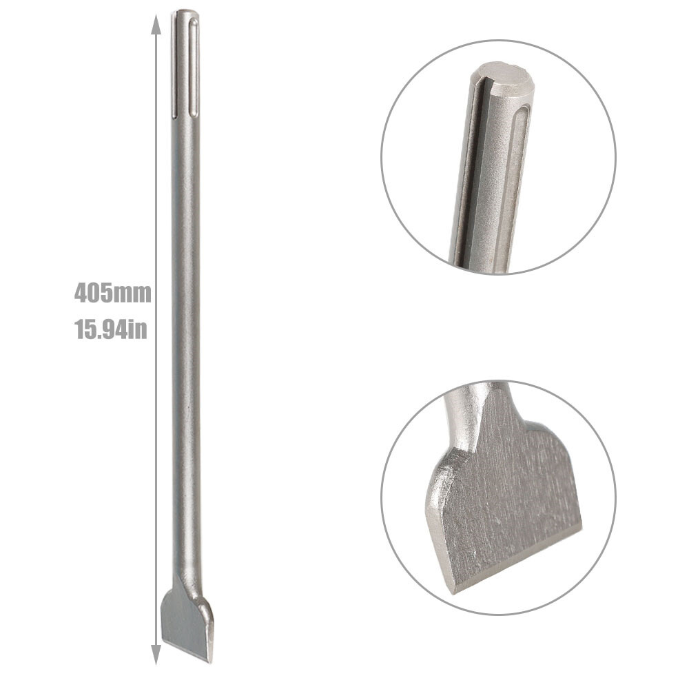 3 Pack SDS 16" Max Chisel Rotary Hammer Drill Chisel Bits Set For Drilling