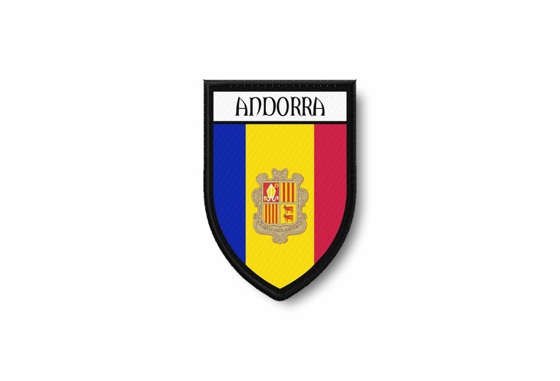 patch patches iron on iron on crest flag flags Andorra
