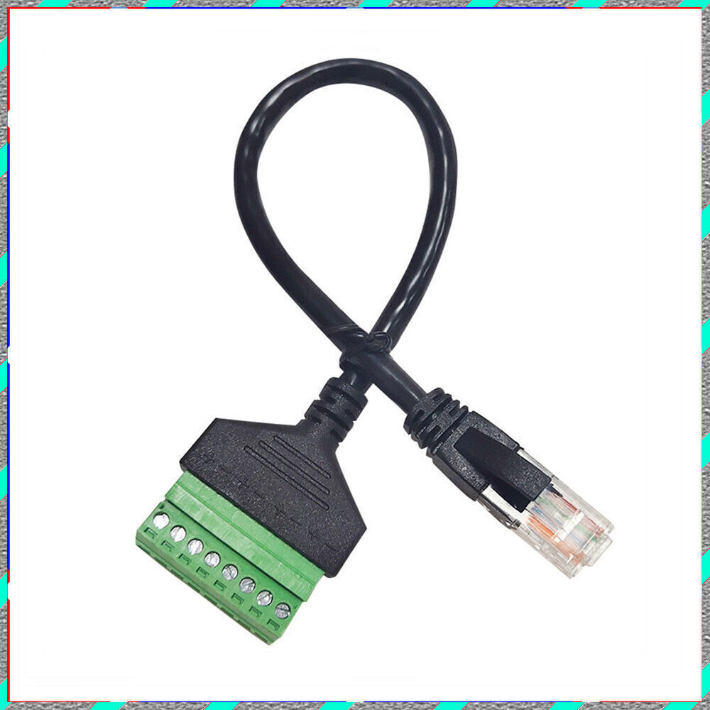 Solderless belt screws can be fixed terminal RJ45 network cable extension cable