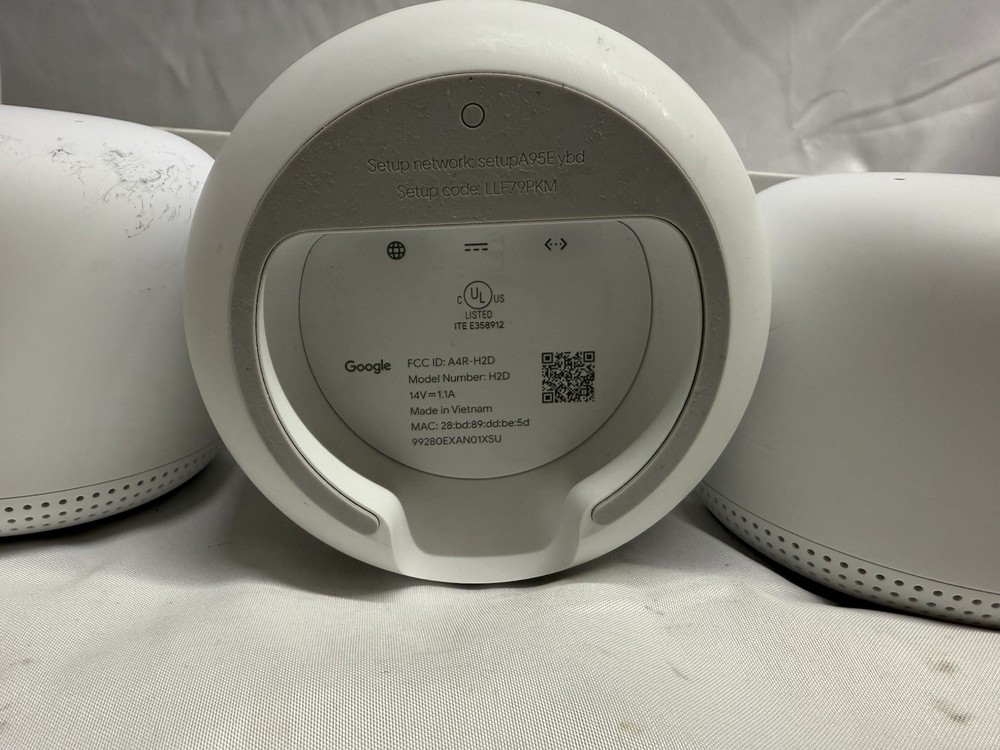 Google Nest Wifi Router and 2 Points - Snow