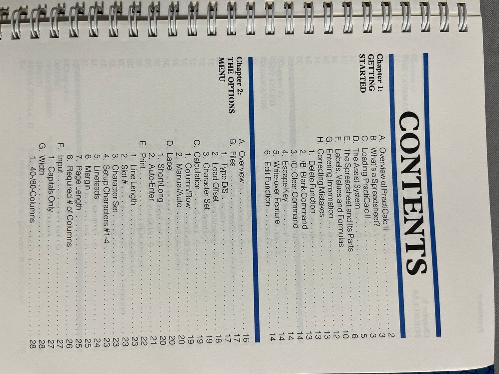 Vintage PRACTICALC II Practicorp Spreadsheet S. Ruby Commodore 64 Disk Box 1984