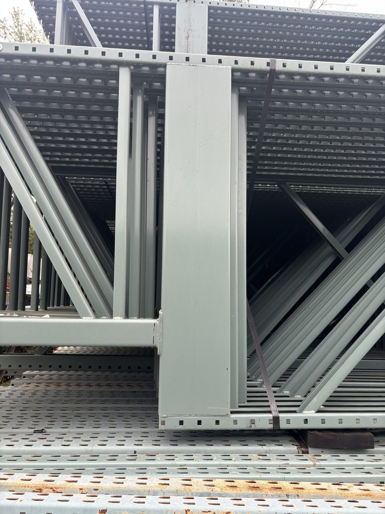 Interlake Interack30 44" x 23' Pallet Rack Upright U Frame Punch Racking