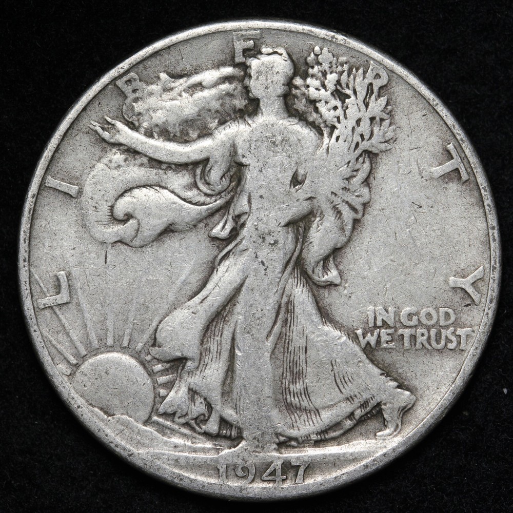 1947 Walking Liberty SILVER Half Dollar Nice Circulated Condition