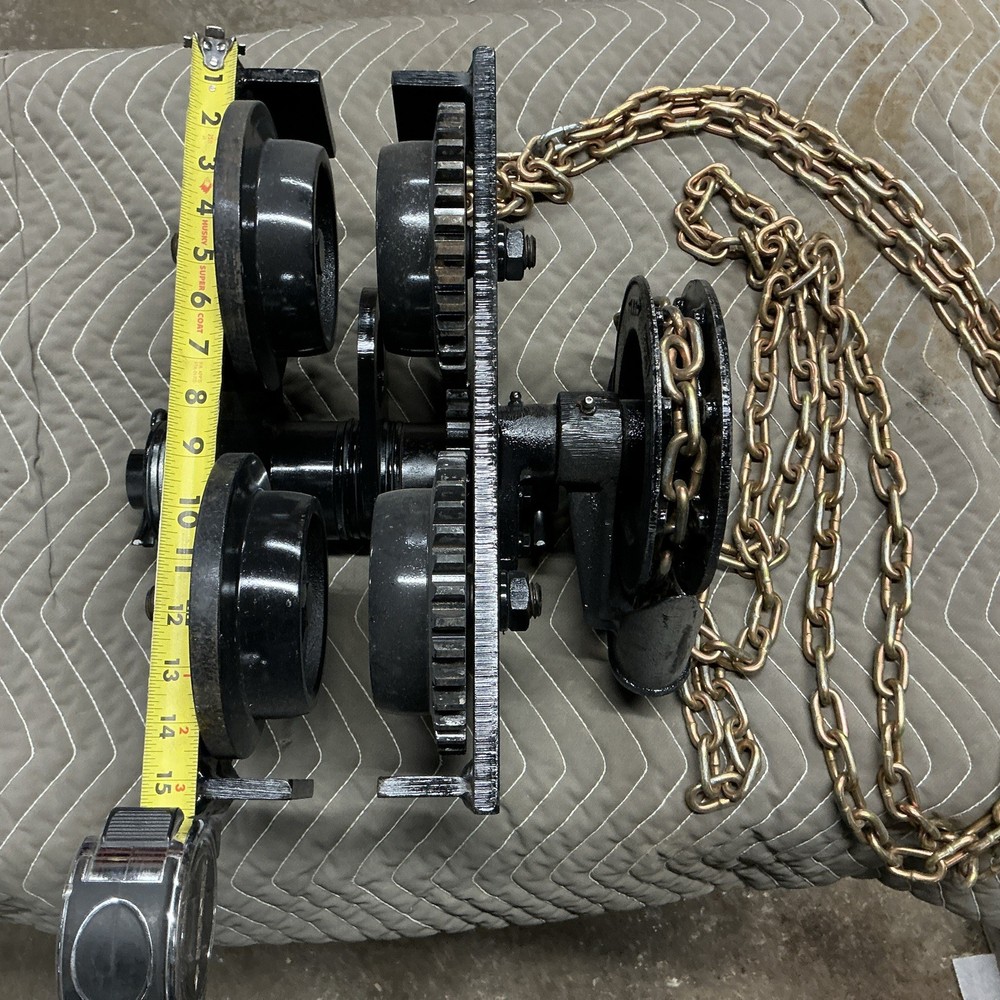 Precision Bearing Geared Trolly. Capacity 2 Ton New Boxes