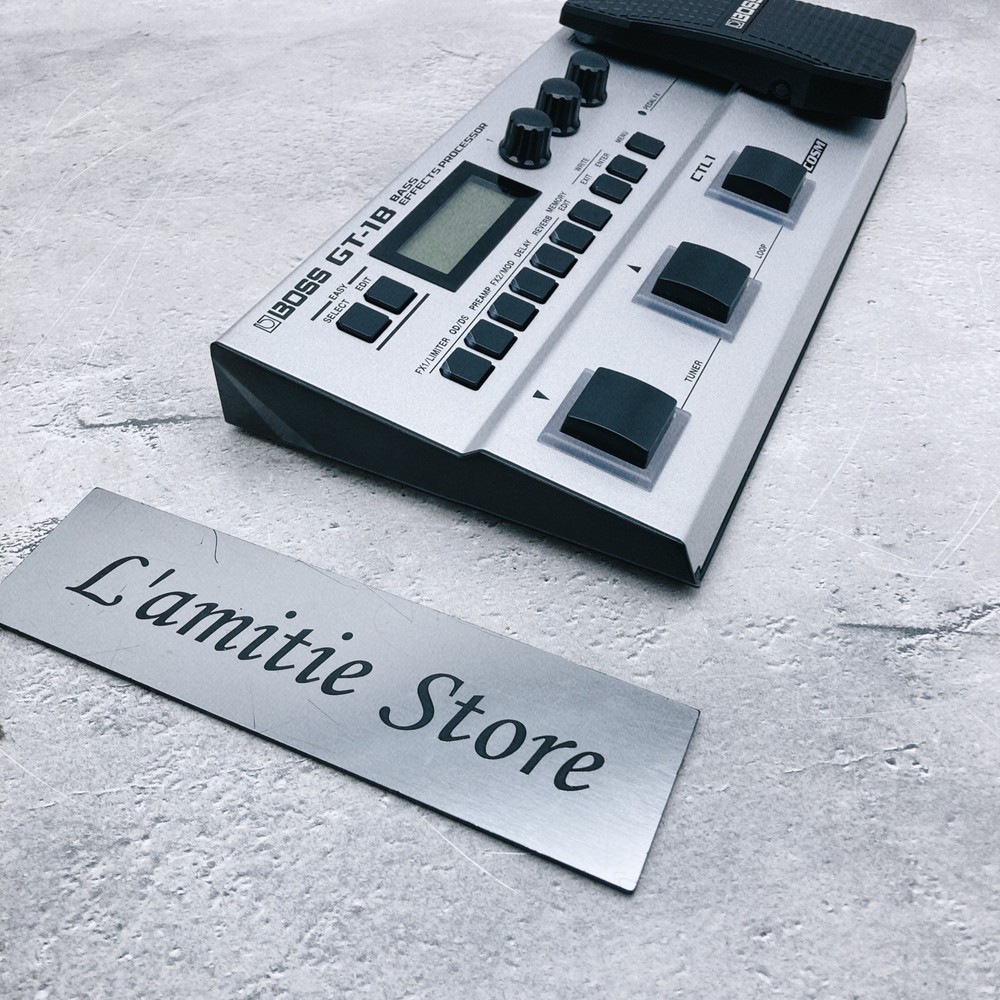 BOSS GT-1B Bass Multi Effects Processor Pedal EASY SELECT EDIT GT1B GT1 B Tested