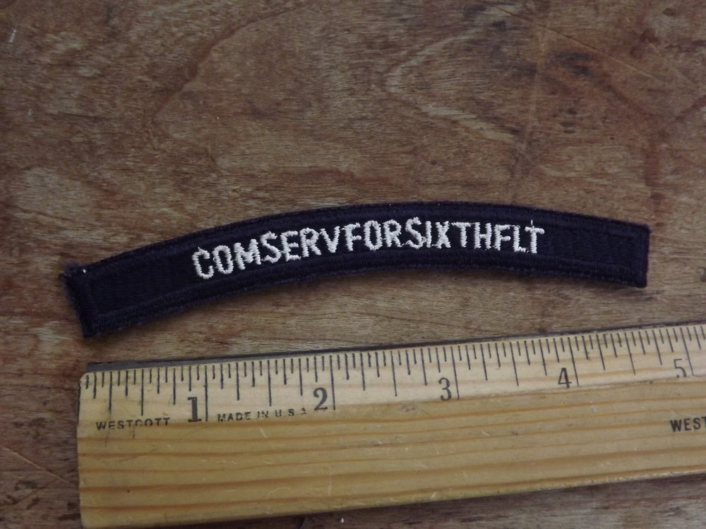 Navy COMSERVFORSIXTHFLT Tab - INV# C1333
