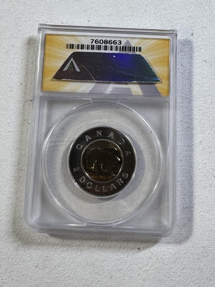 1997 Canada $2 Toonie Graded MS 68 by ANACS