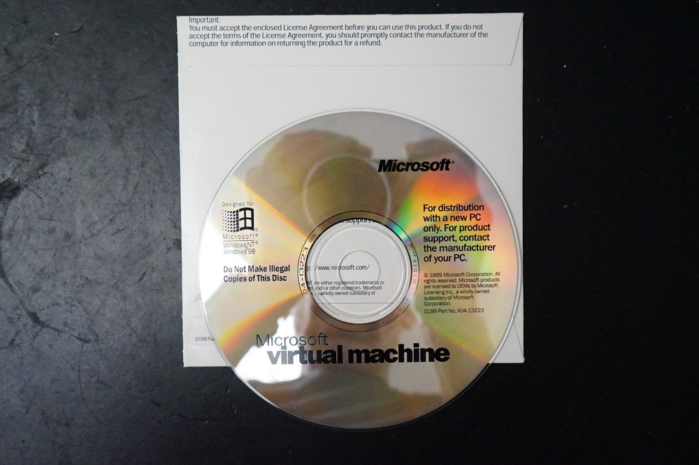 MICROSOFT VIRTUAL MACHINE CD Updated Version JAVA Compliant Technology
