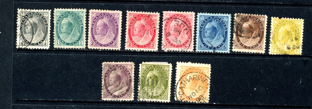 CANADA-Set Stamp Scott #74-#81