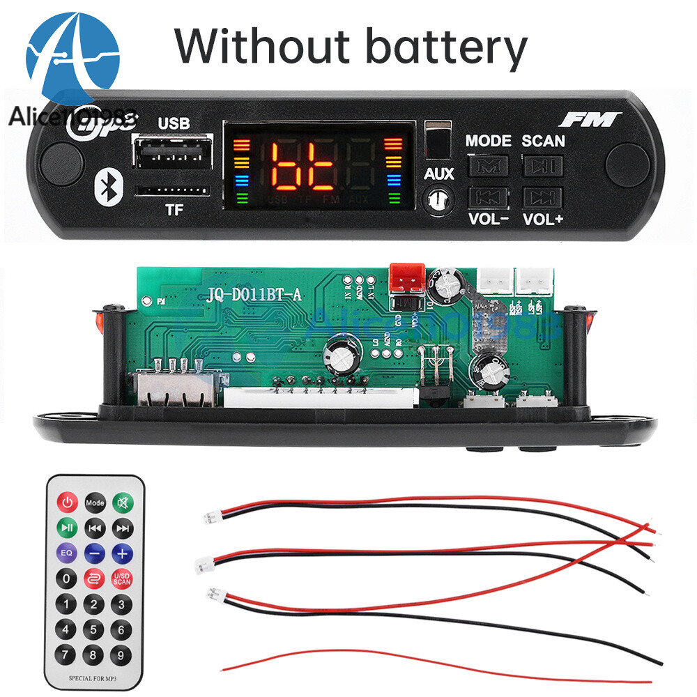 2*25W Car MP3 Player Decoder Board WMA FM Radio Wireless Bluetooth Audio Module