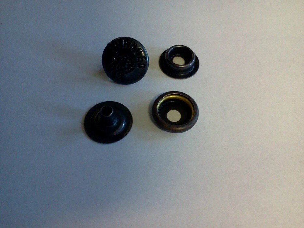 Snaps 1000 Pack 24 Line Blackened Snaps New
