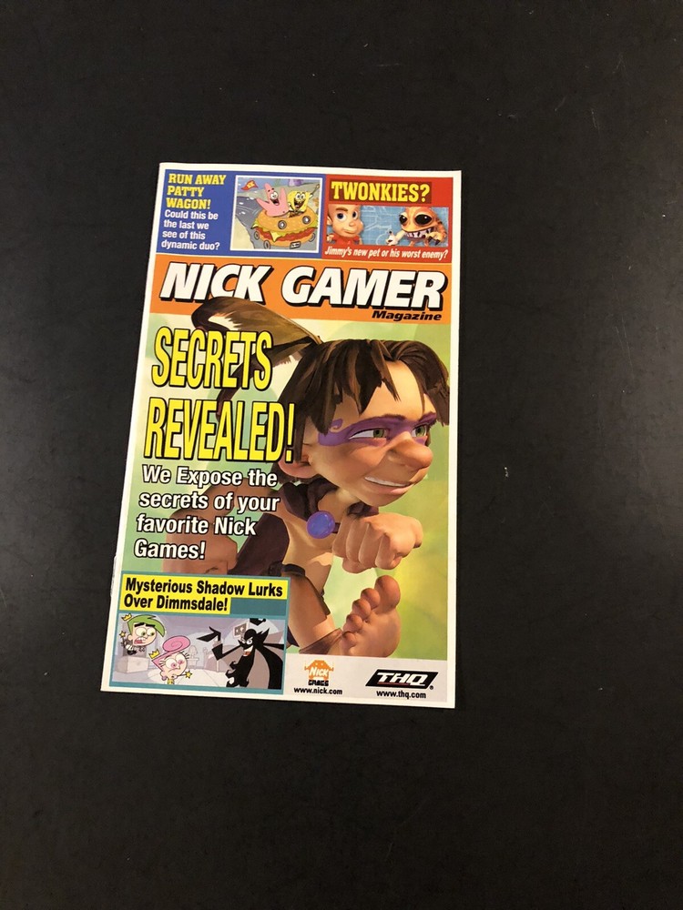 PlayStation Nick gamer Magazine Insert