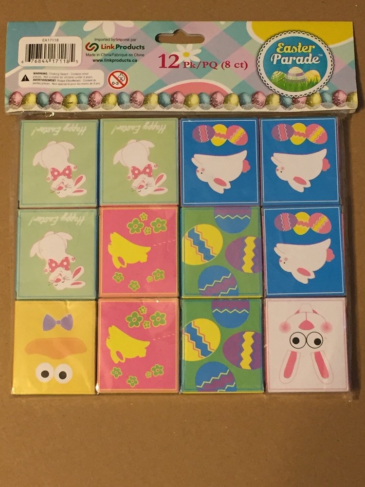EASTER PARADE 12 PK/PQ (8 CT) STICKER BOXES