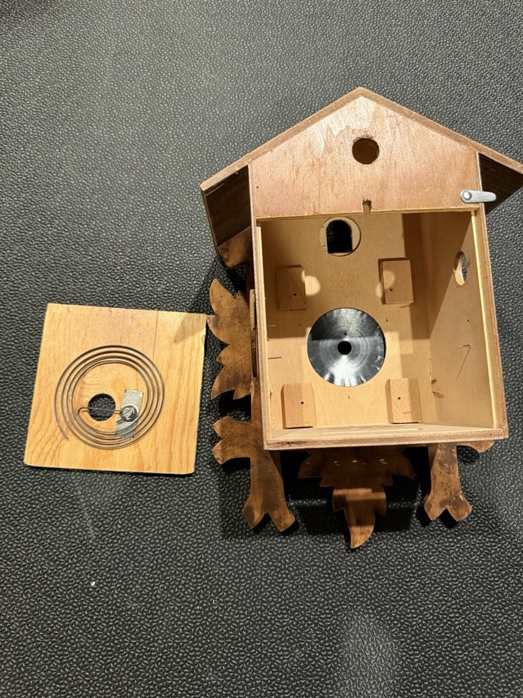 Vintage Cuckoo Clock Wooden Case