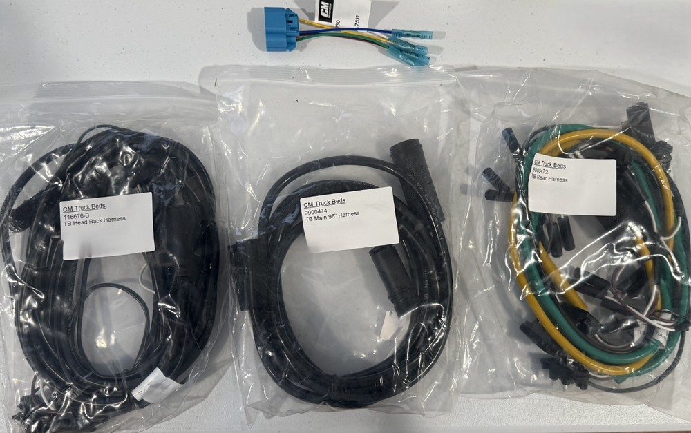 CM Truck Bed Wiring Harness Kit for 98" Bed (4 Total Harnesses)