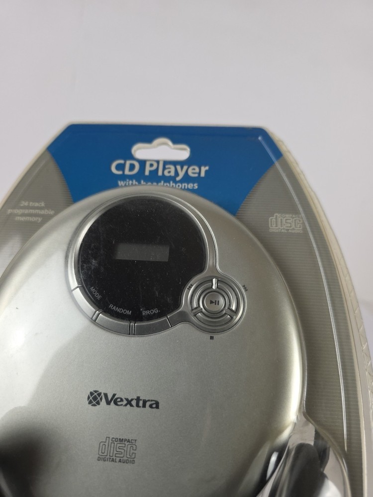 Vintage Vextra CD Player NEW/SEALED Programmable Memory Silver