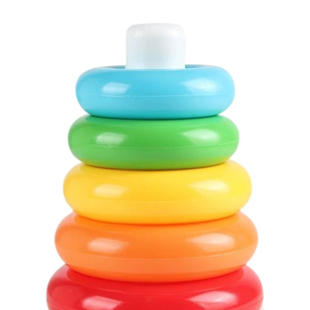Baby Stacking Toy Rainbow Brain Development Educational Fun Interactive Stack