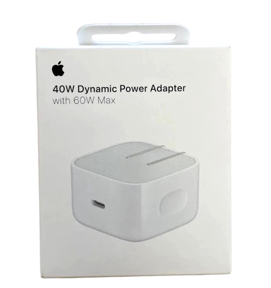 Genuine Apple 40W Dynamic Power Adapter with 60W Max NEW