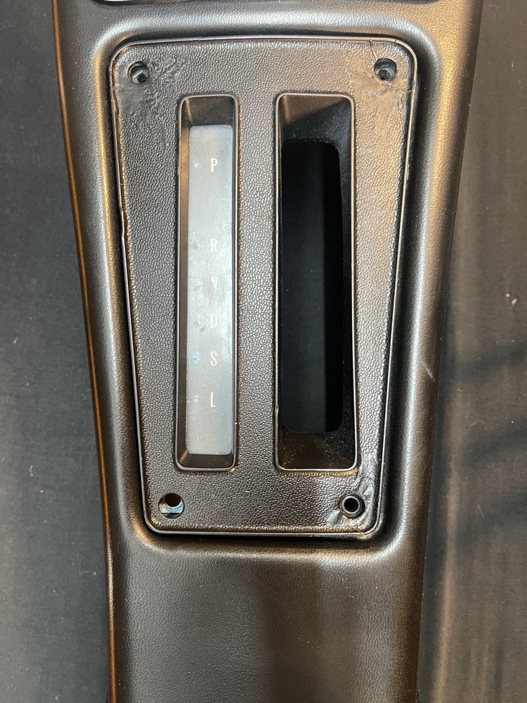 1971-81 Firebird / TransAm Automatic Console Acrylic Shift Plate Turned Silver