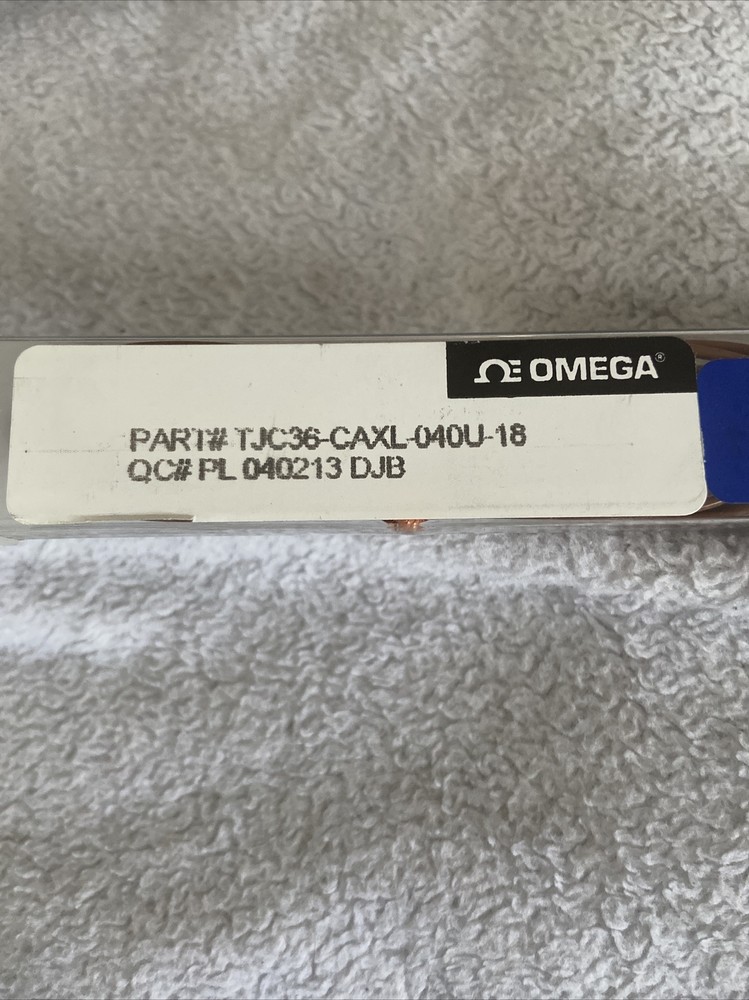 OMEGA Thermocouple. Compact transition joint style temperature probe. Type: K