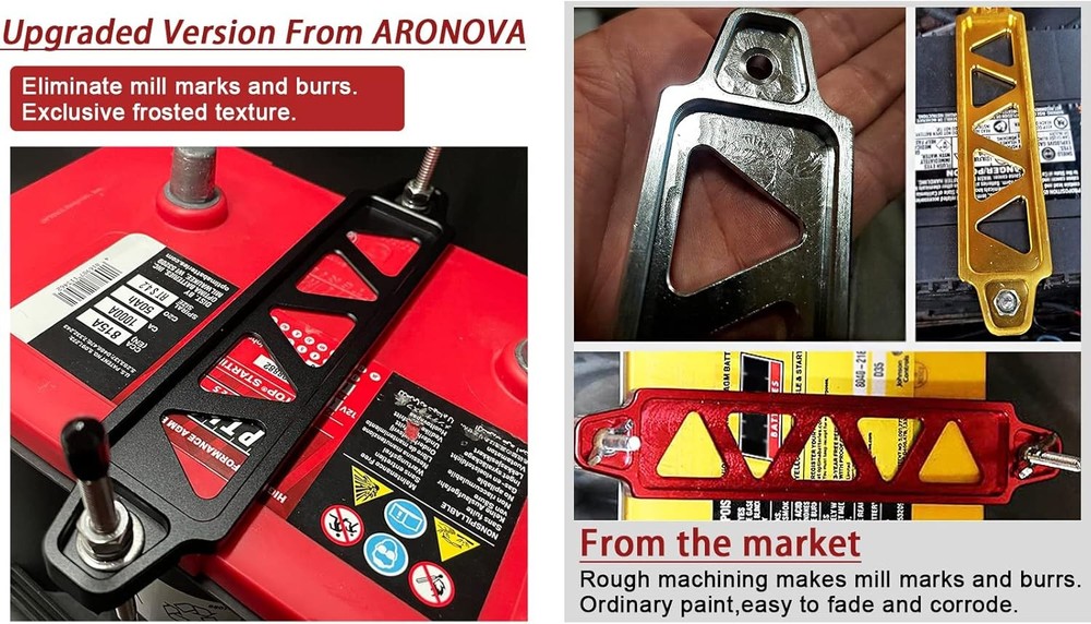 Battery Hold Down Sets with Aluminum Tie Down Bracket