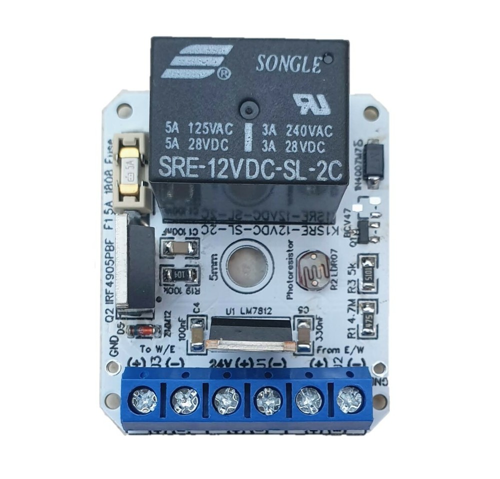 24V 5Amp West East Auto Sensor Night DIY PV Panel Sun Tracking Controller Board