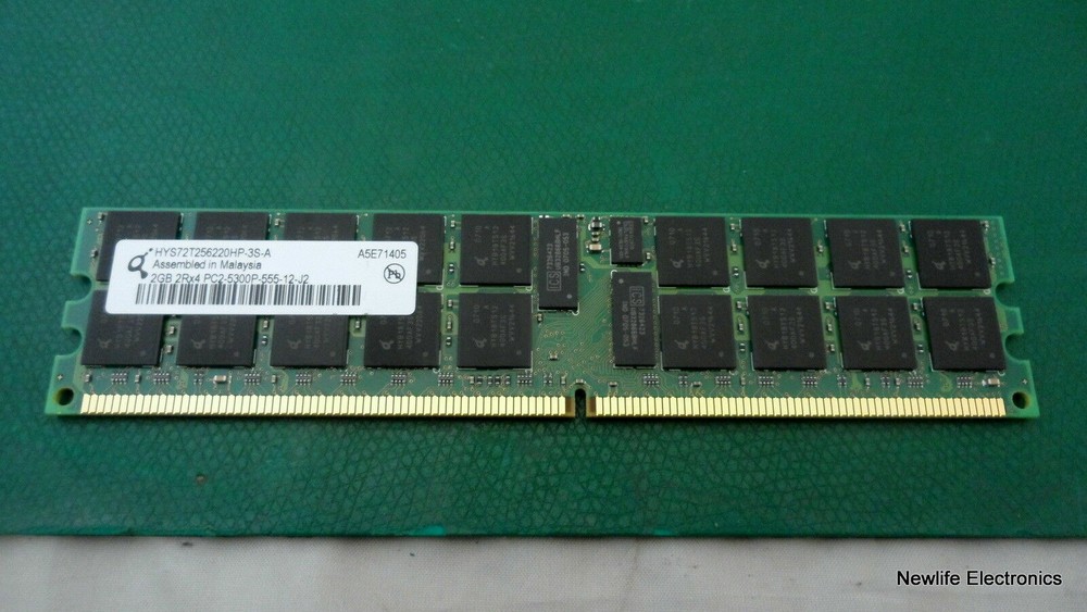 Qimonda HYS72T256220HP-3S-A 2GB PC-5300 DDR2 SDRAM Server Memory