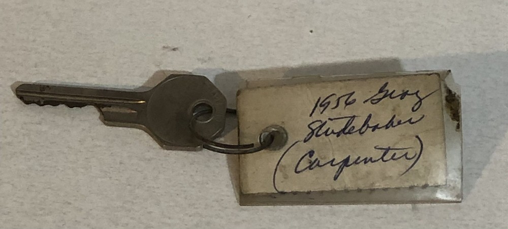 1956 Studebaker Car Key Vintage Collectible J1