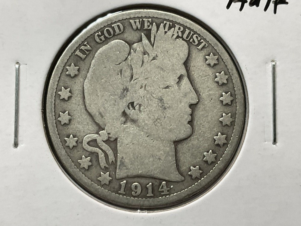 1914-P Barber Half