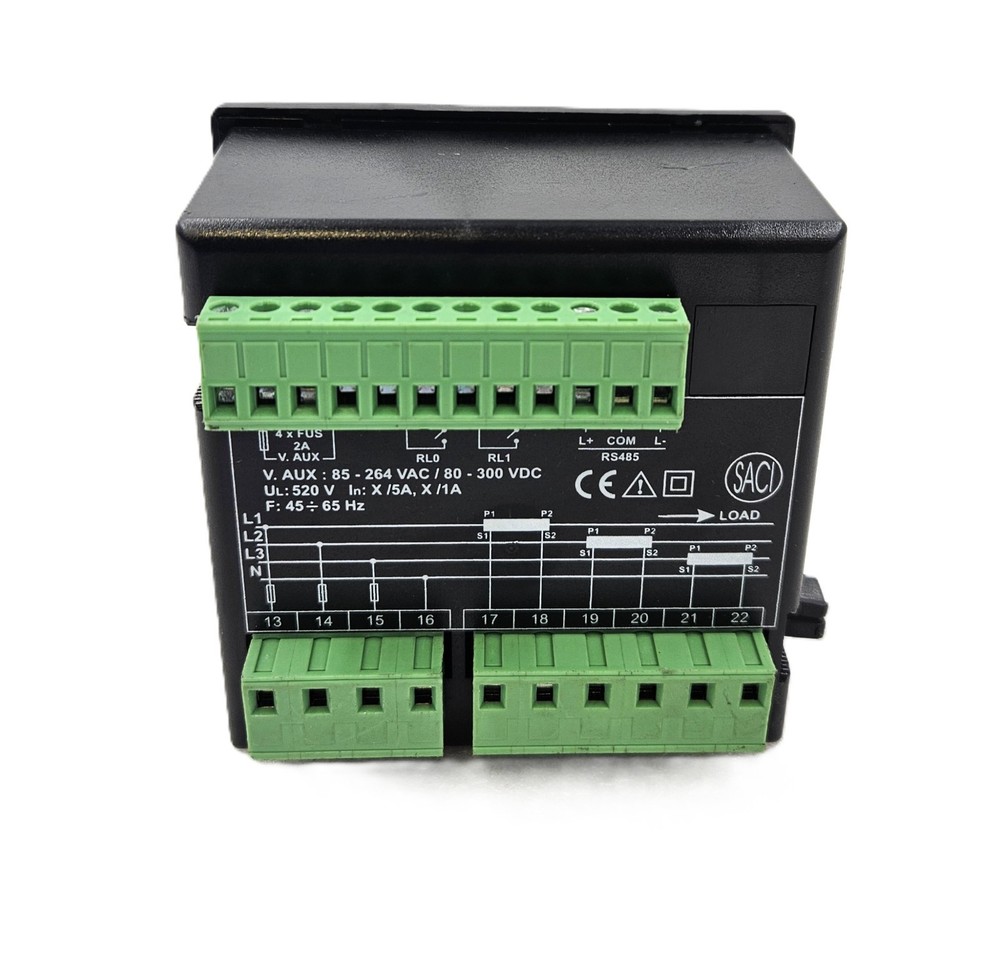 SACI ANG96 NETWORK ANALIZER DISPLAY UNIT 400V 5A [FAST SHIPPING]
