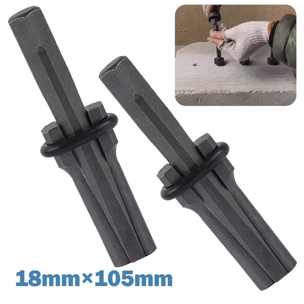 Stone Cleaving Tools Concrete Rock Stone Splitters Quarrying Tools 105mm 2pcs