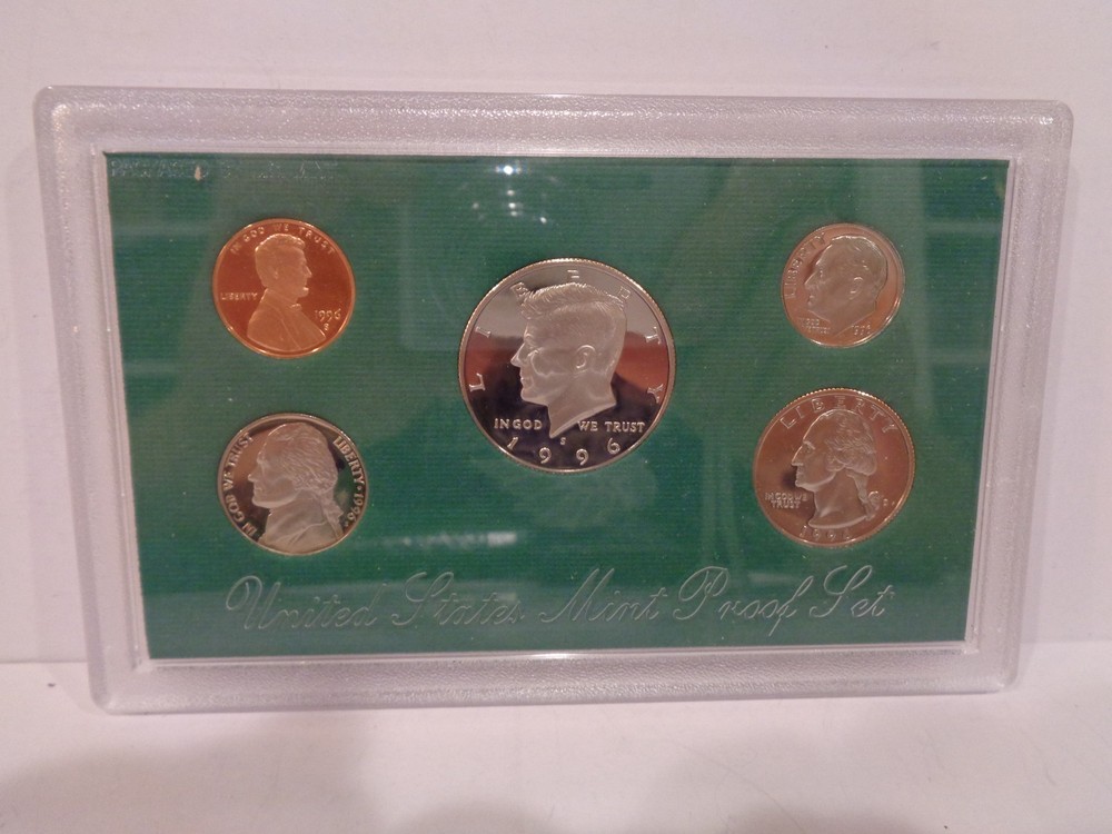 1996 US Proof Set with Original Shipping Box.