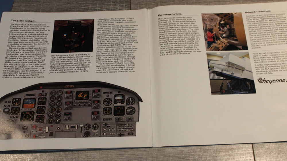 Cheyenne IV Brochure (Piper airctaft)