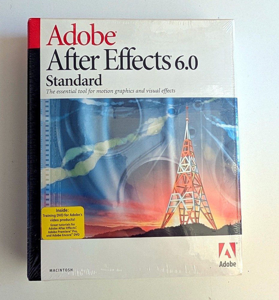 Adobe After Effects 6.0 Standard - Macintosh Boxed Retail Software