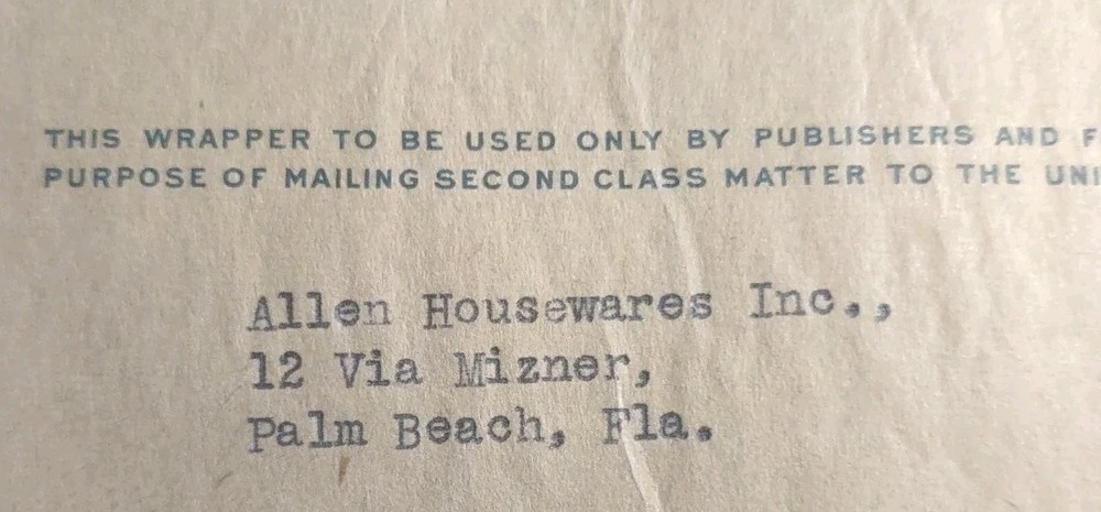 1930's Canada Stationery Wrapper Cover Used