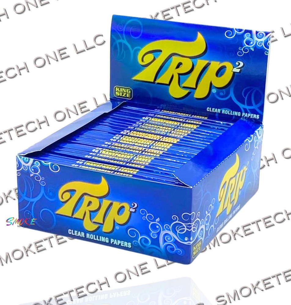 Trip Clear Rolling Papers - King Size (Full Box)